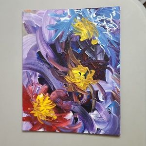 Original 8x10 Acyrlic on Canvas Painting
